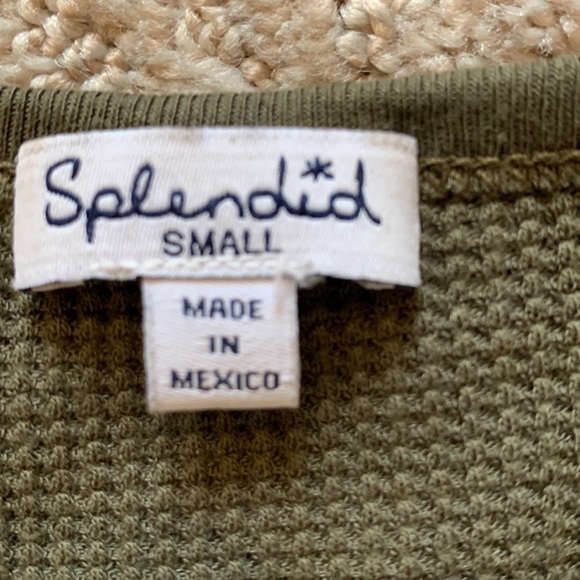 Splendid waffle top - Picture 2 of 2